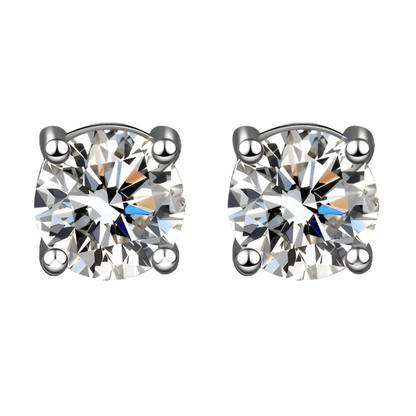 Silver Mini Zircon Stud