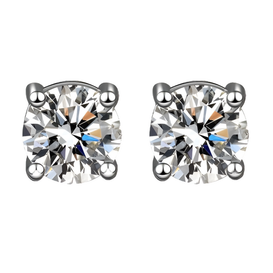 Silver Mini Zircon Stud