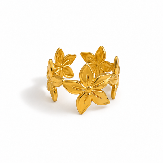 Lila Gold Ring
