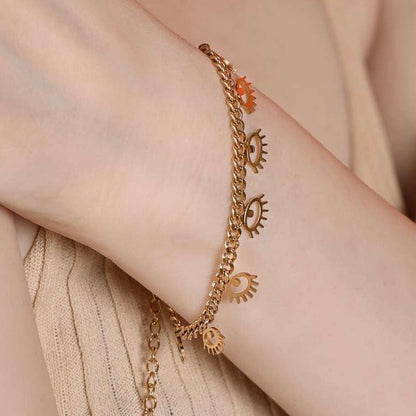Evil Eye Charm Bracelet