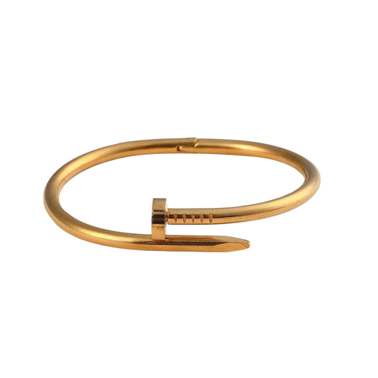 Golden Nail Bracelet