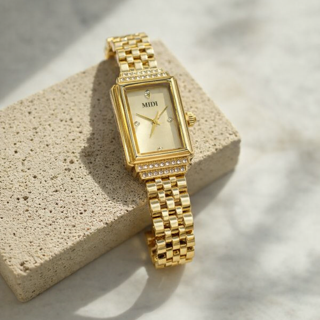 MIDI Mini Golden Watch