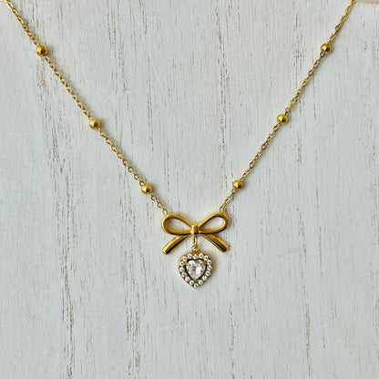 Belle Bow Necklace
