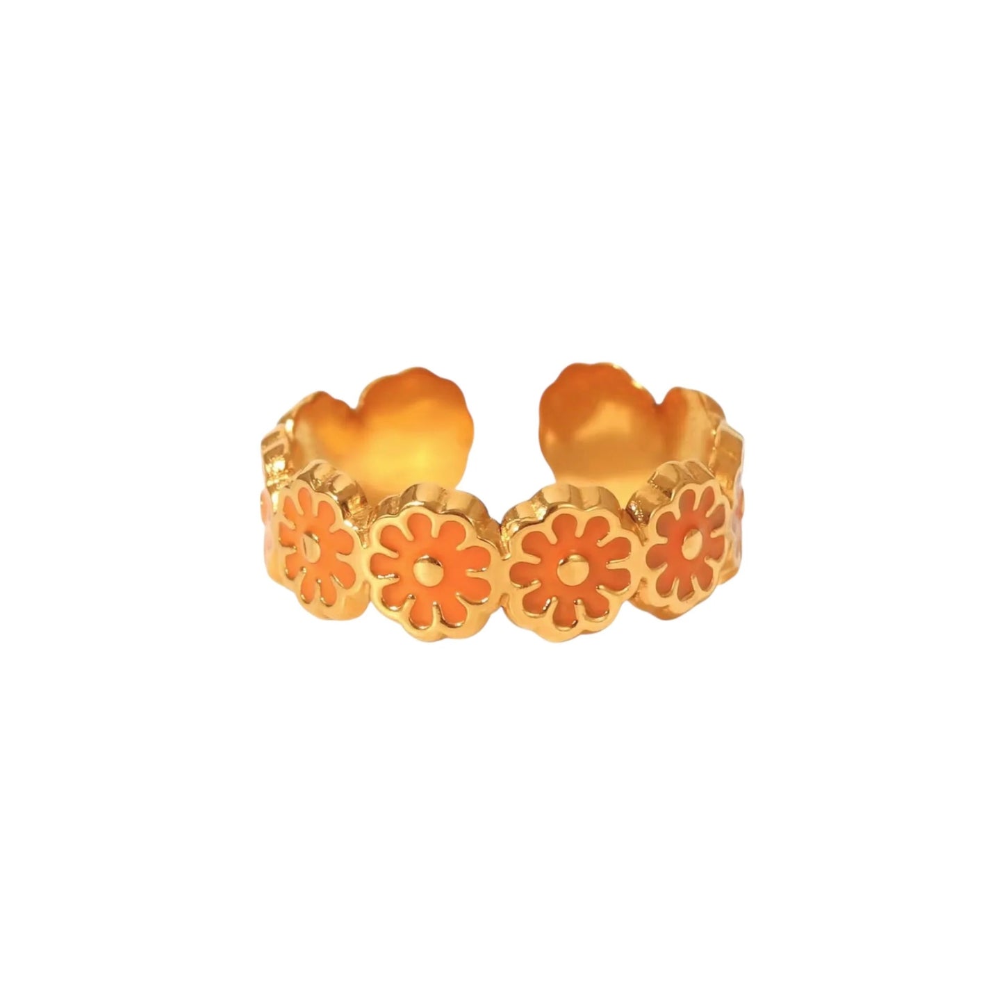 Daisy Bloom Ring -Peachy Keen