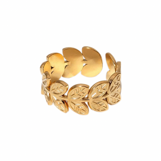 French Leaf Ring