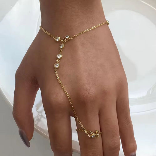 Dainty Gold Hand Chain