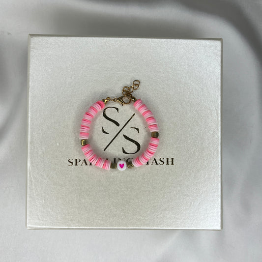 Pink Heart Bracelet