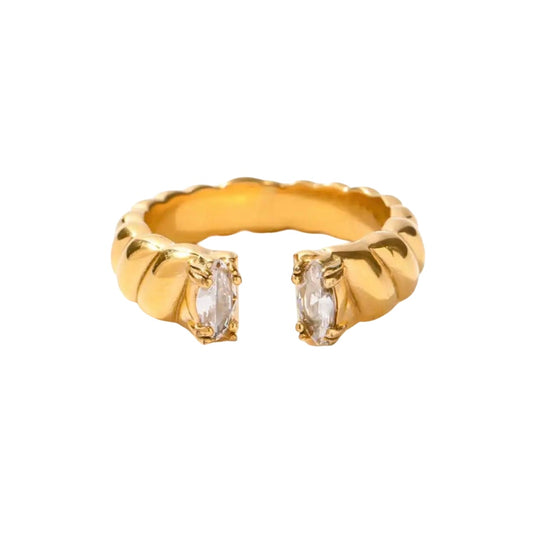 White Gemstone Ring