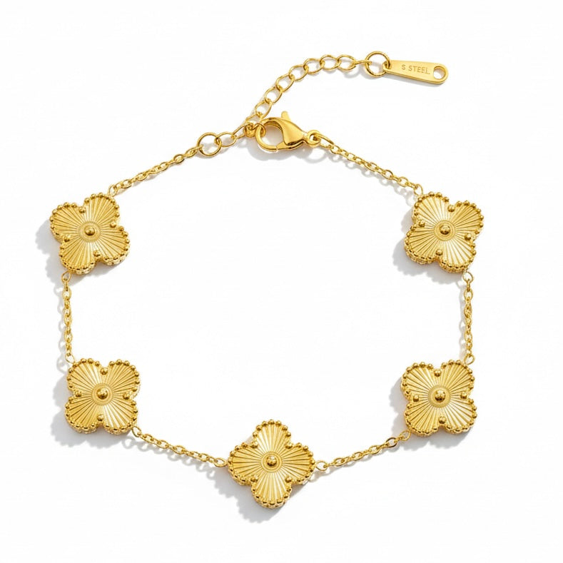 Golden Clover Bracelet