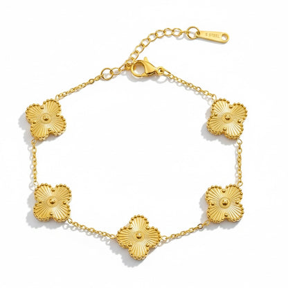 Golden Clover Bracelet