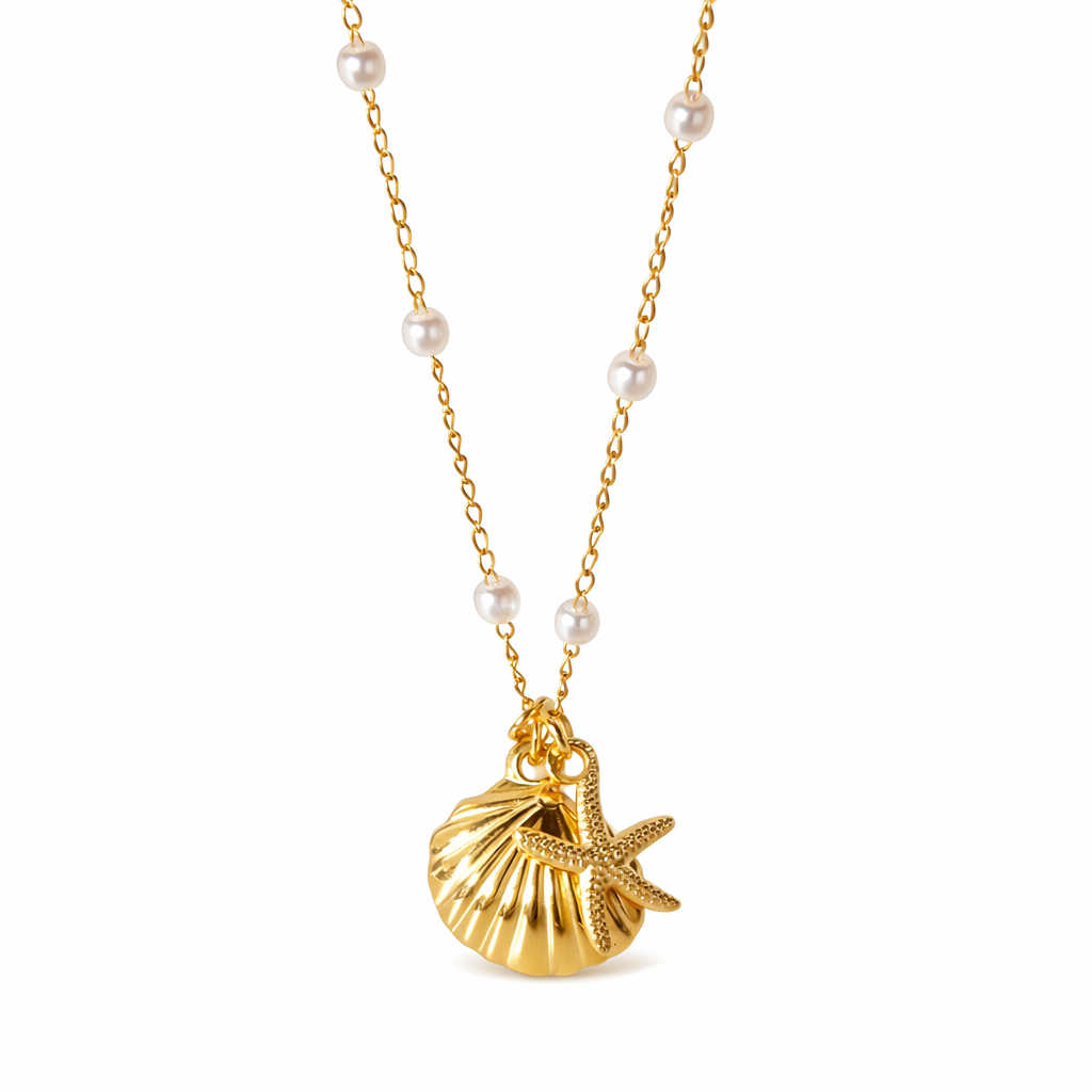 Starfish Shell Necklace