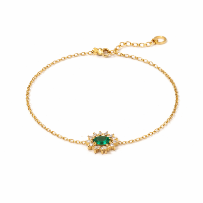 Emerald Gold Bracelet