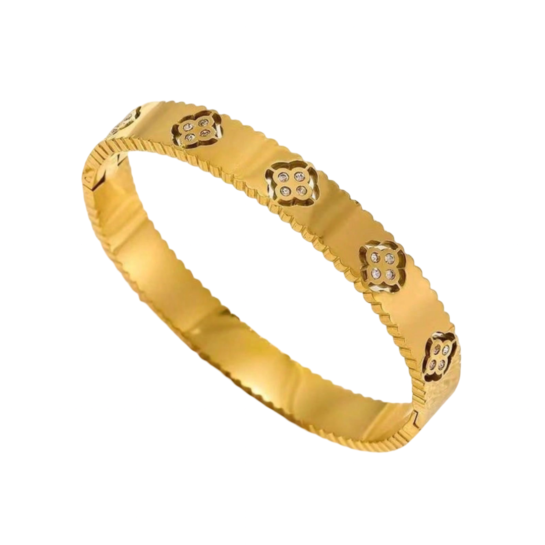 Clover Bangle Bracelet