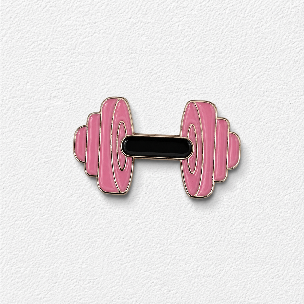 Pink Dumbell Charm