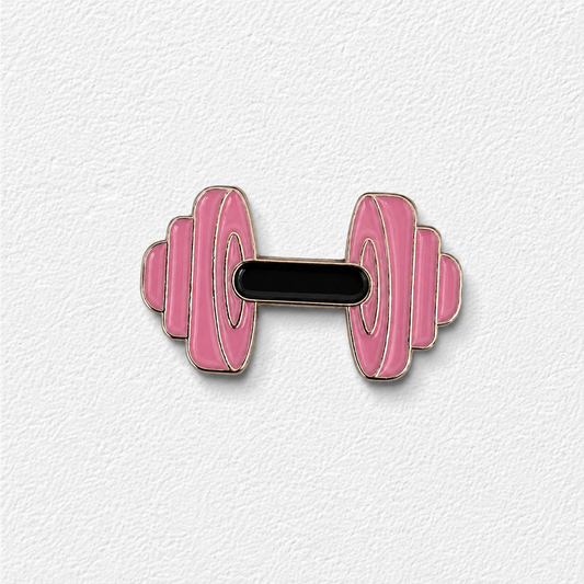 Pink Dumbell Charm