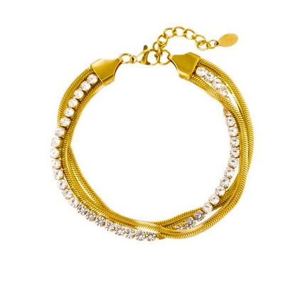 3 Layered Snake Chain Bracelet