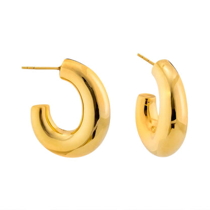 Golden Bold & Chunky Hoop