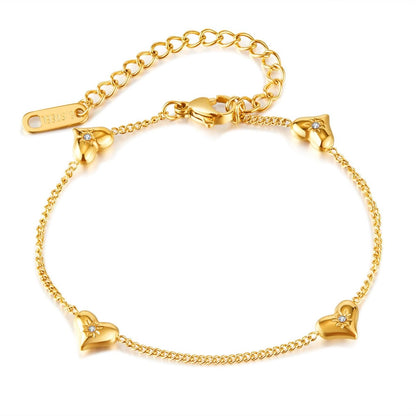 Aurelia Heart Charm Bracelet