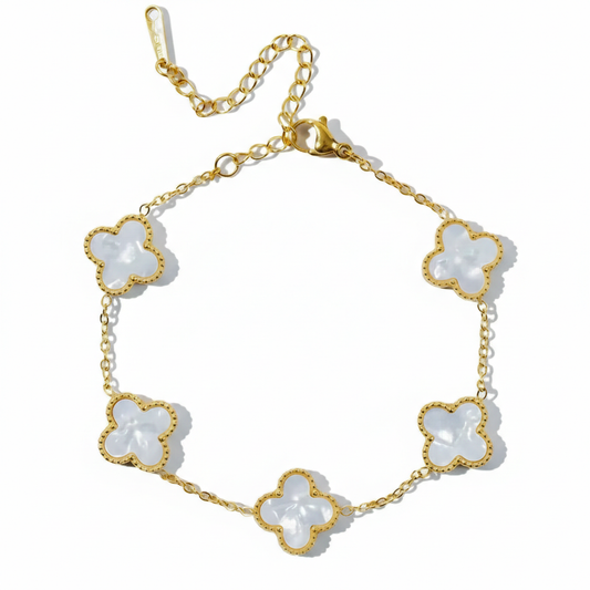 White Clover Bracelet