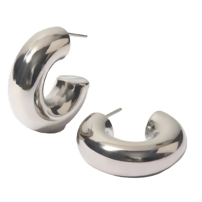 Silver Bold & Chunky Earring