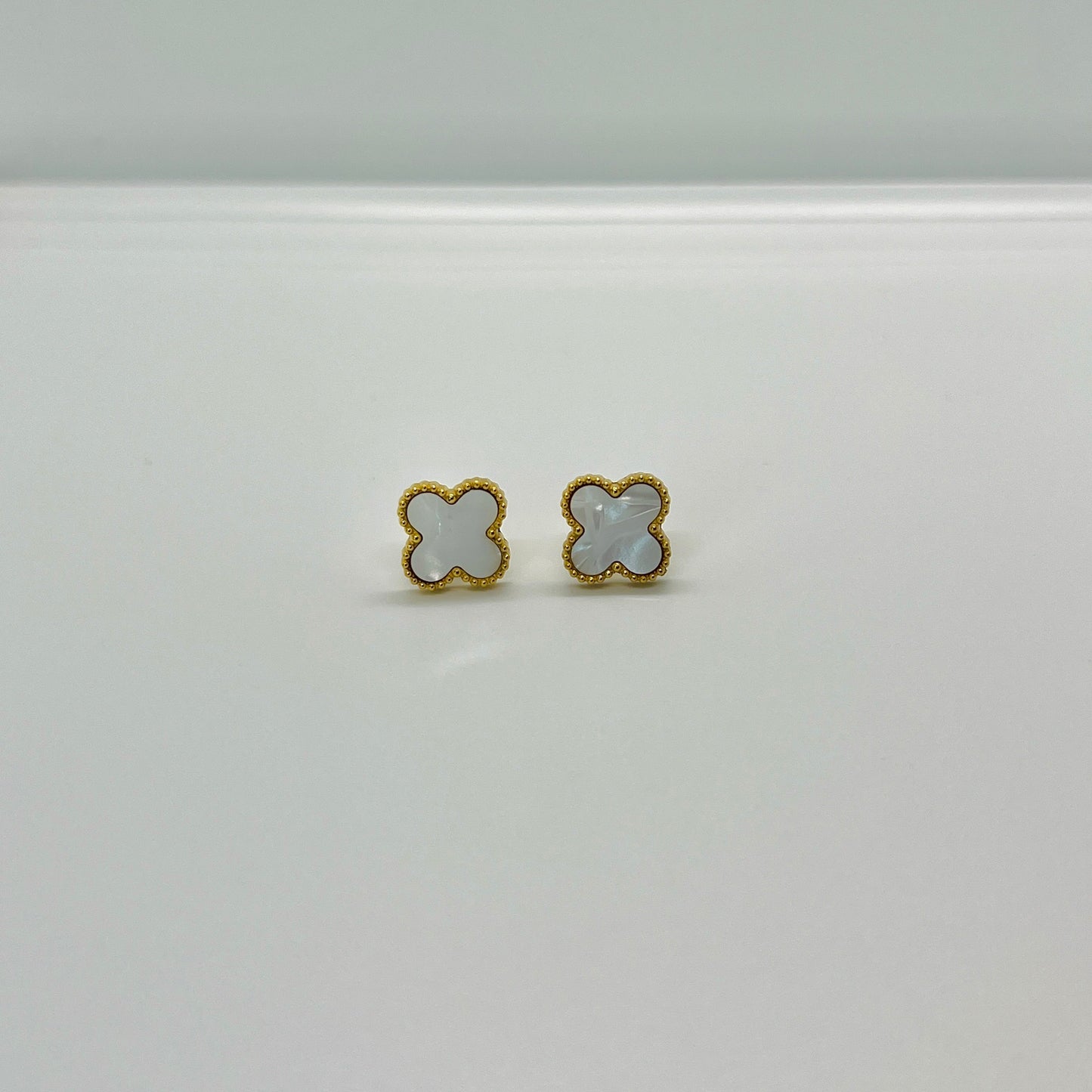 White Clover Earring