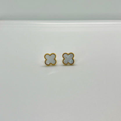 White Clover Earring