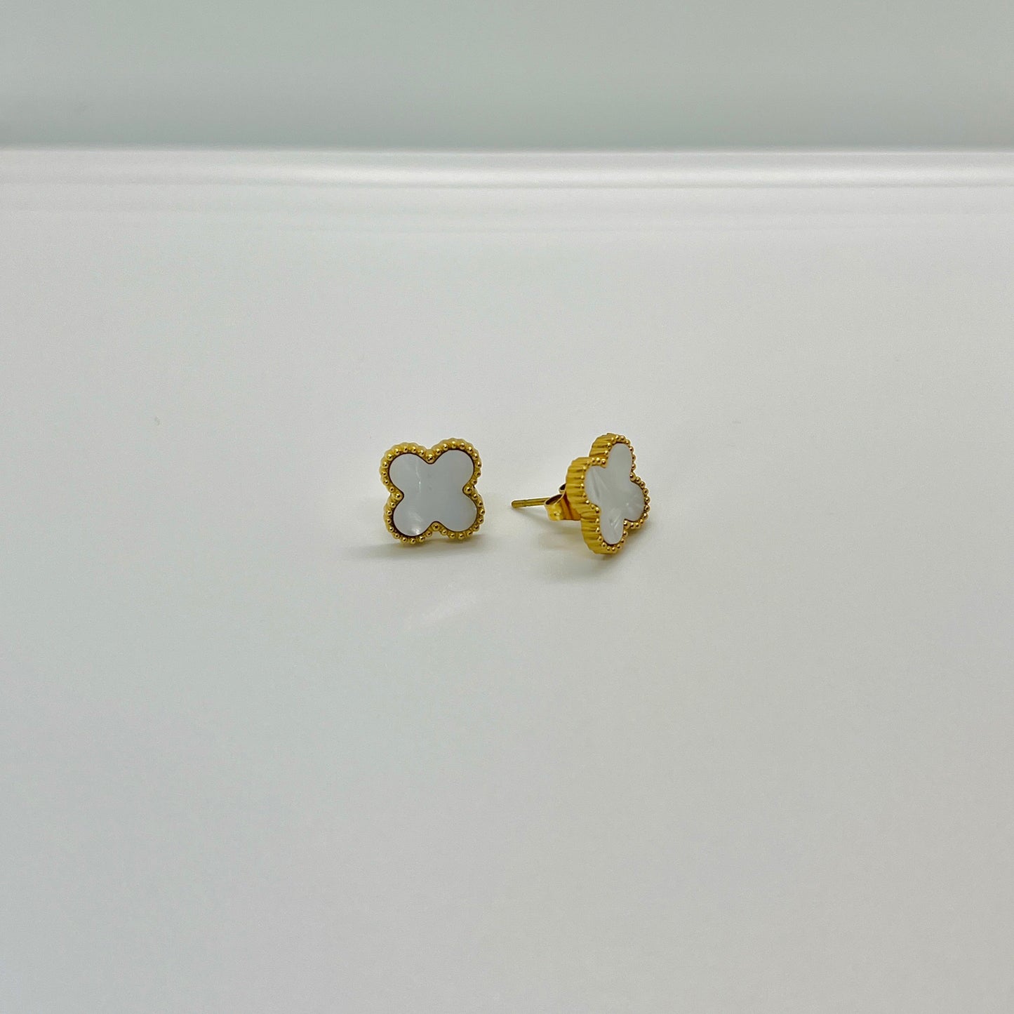 White Clover Earring