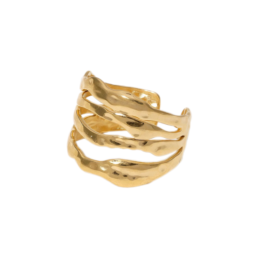 Selene Irregular Line Ring